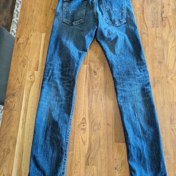 Edwin ED80 29x33 selvedge stretch denim Japan slim tapered - Picture 3 of 6